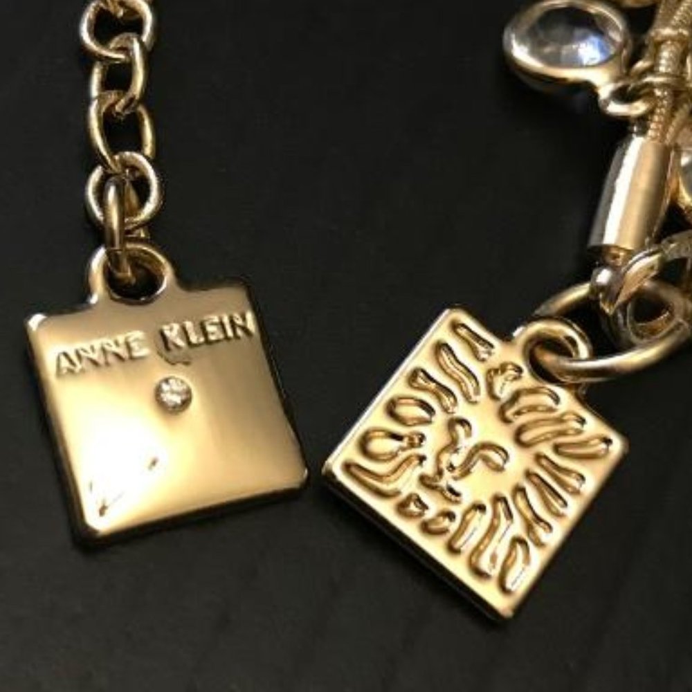 Anne Klein Antique Gold-Tone Necklace & Bracelet Set - Picture 7 of 7